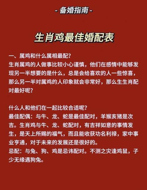 鸡跟什么生肖最配对最不好,鸡跟什么生肖配对最好能赚钱