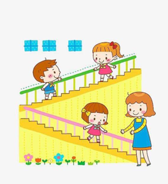 爬梯子简笔画图片，爬梯子简笔画图片彩色