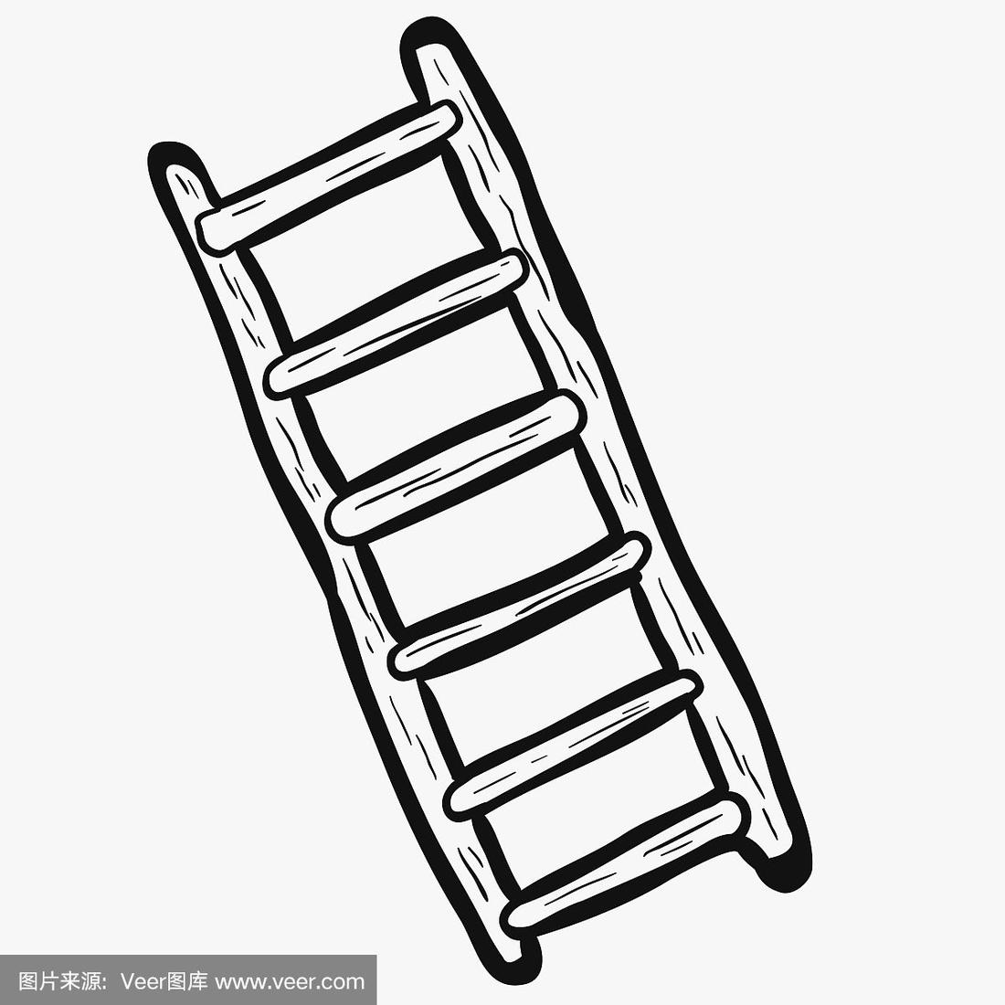 梯子图片卡通图片大全，梯子图片卡通图片大全简笔画